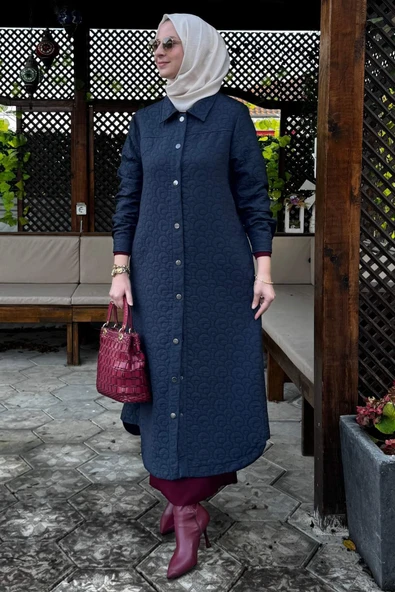 Kapitone Kap Lacivert - 11