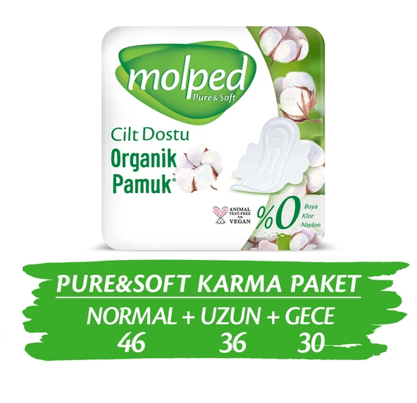 Molped Pure&Soft Mega Karma Paket 112 Adet