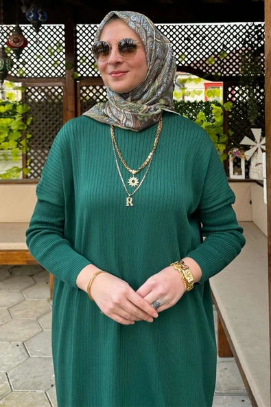 Dora Triko Tunik Zümrüt - 2