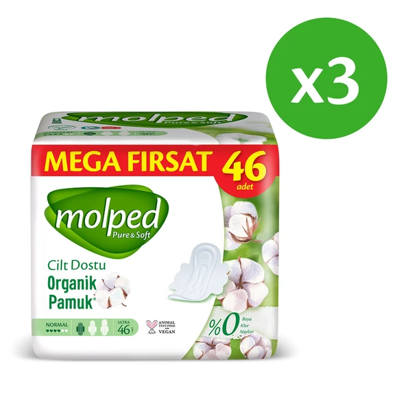 Molped Pure&Soft Normal Süper Mega Paket 138 Adet - 2