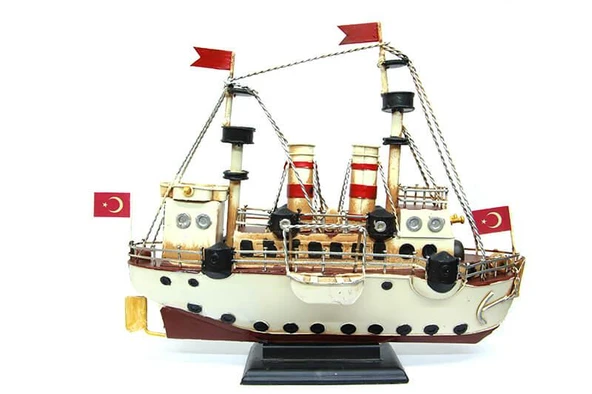 KENPAZAR Metal Gemi Biblo Dekoratif Hediyelik