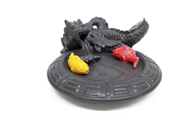 KENPAZAR Buhurdanlık Tütsülük Seramik Dekoratif Hediyelik - 5