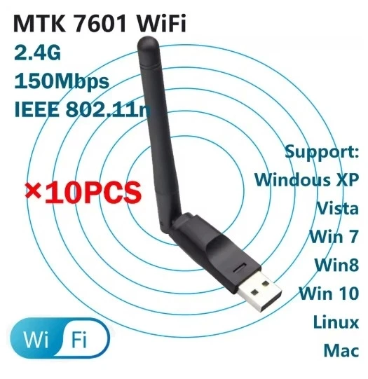 GENEL Kablosuz USB Wifi Anten 5 dBi Orjinal 2.4 GHZ 150 MBPS Wi-Fi Anten