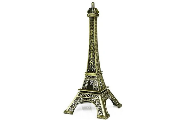 KENPAZAR Eyfel Kulesi Metal 25cm Dekoratif Hediyelik