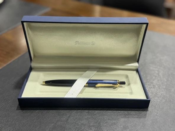 Pelikan Souveran Serisi K400 Mavi Siyah Tükenmez Kalem - 5