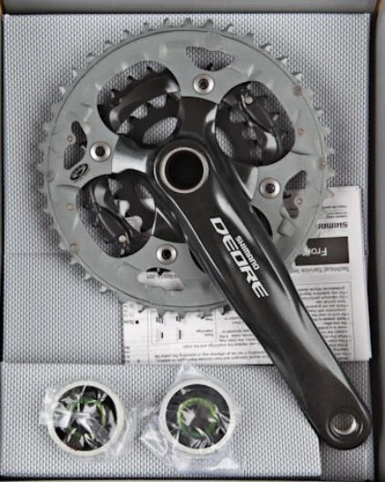 Shımano Deore FC-M590 175MM 42X32X24T Shımano Deore 3x9 Aynakol Hollowtech Orta Göbek Dahil - 4