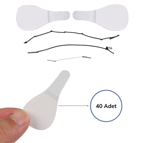 KENPAZAR Yüz Kaş Göz Boyun Gerdirme Bantları ve Lastikleri (10 Adet) - 3