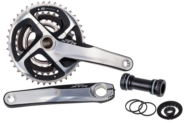 Shımano XTR FC-M980 175MM 42X32X24T Shımano XTR 3'Lü Aynakol Hollowtech Orta Göbek Dahil ürün görseli