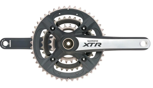 Shımano XTR FC-M970 175MM 44X32X24T Shımano XTR 3'Lü Aynakol Hollowtech Orta Göbek Dahil - 3