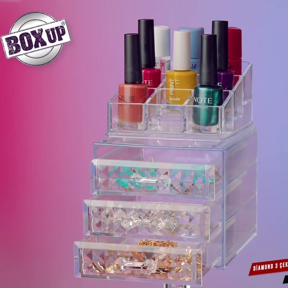 Boxup Diamond 3 Çekmeceli Organizer Set - 2