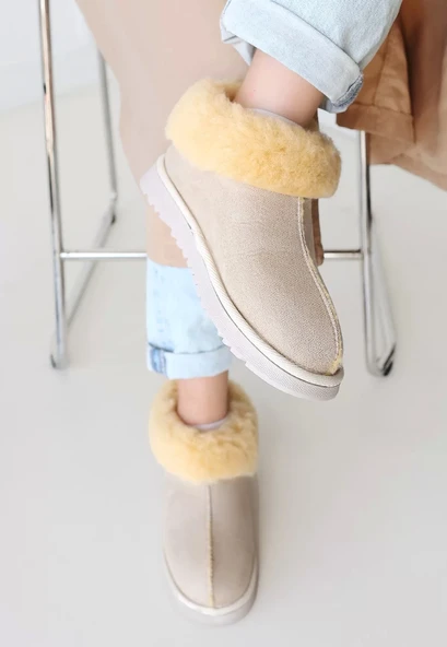 Abby Bej Süet Bot - Resim 3