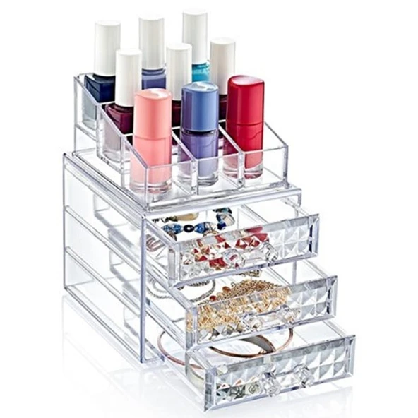Boxup Diamond 3 Çekmeceli Organizer Set ürün görseli