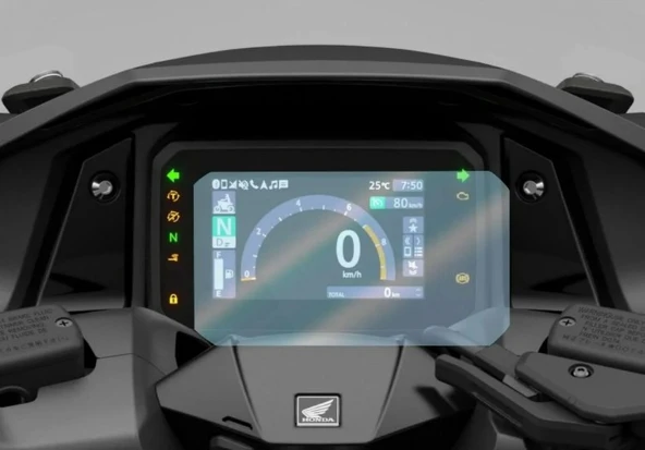 Honda Forza 250 2024 2025 Model Makyajlı Kasa 5 Inç Dijital Gösterge Uyumlu 9h Nano Ekran Koruyucu - 2