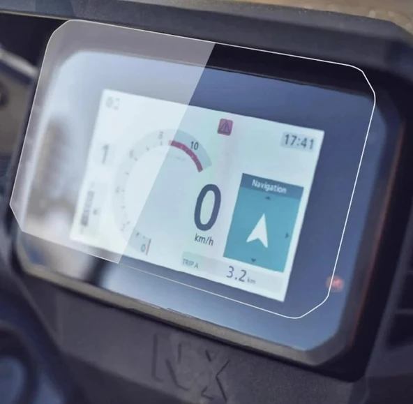 Honda Forza 250 2024 2025 Model Makyajlı Kasa 5 Inç Dijital Gösterge Uyumlu 9h Nano Ekran Koruyucu - 3