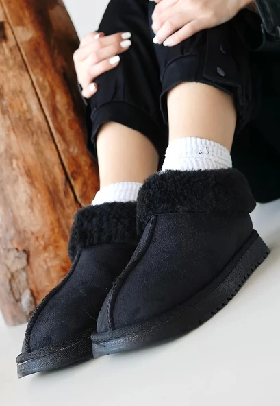 Abby Siyah Süet Bot - Resim 3