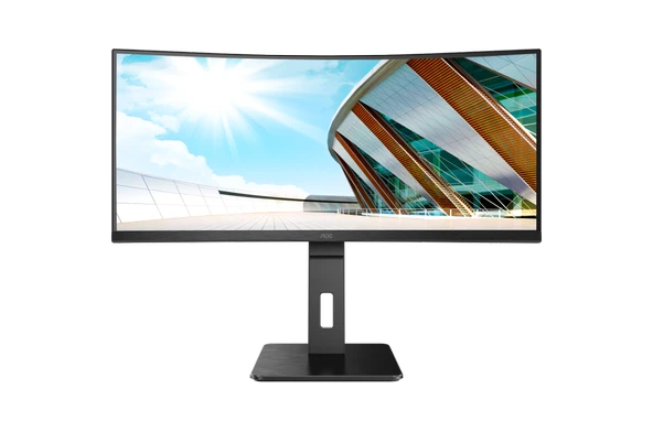 AOC CU34P2A 34 inc 1ms 100Hz 4K UHD VA HDMI DP USB Pivot Curved Monitör - Resim 6