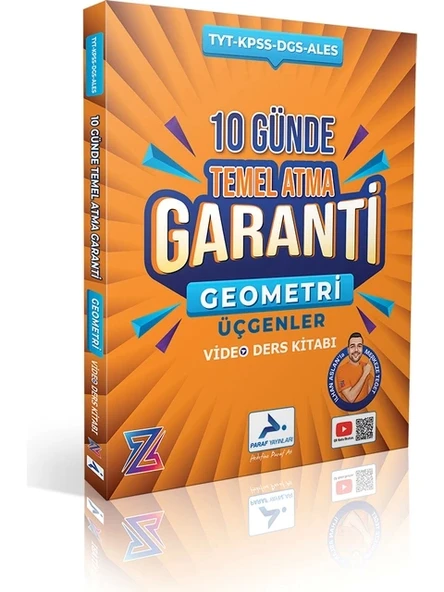 Paraf Z Takım 10 Günde Temel Atma Garanti Geometri Video Ders Kitabı