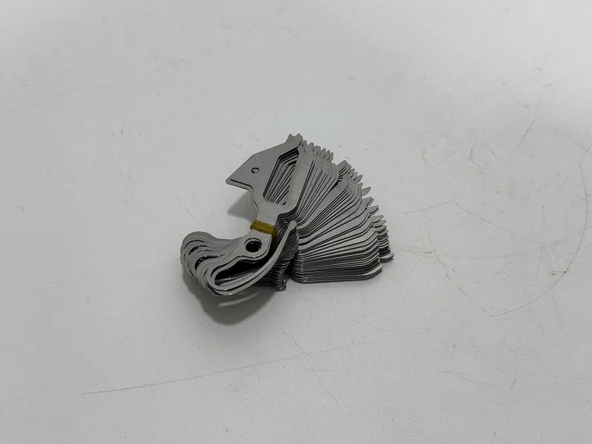 Eldiven Örgü Makinesi İğne Plakası 50 Adet - 4