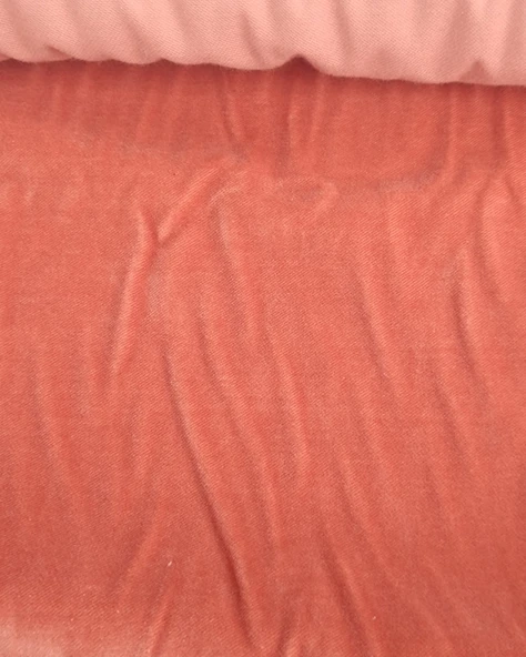 Pontoglio 1883 Yavruağzı Kadife Kumaş 150x200cm %100 Pamuk (Defolu) - Resim 2