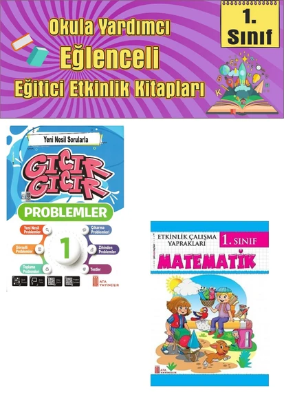 1.Sınıf Yeni Nesil Sorularla Gıcır Gıcır Problem + Matematik Etkinlik Çalışma Yaprakları