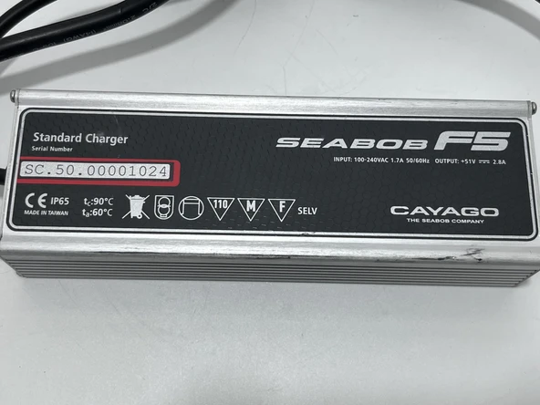 Seabob F5 Standart Şarj Aleti 51V 2.8A - 7