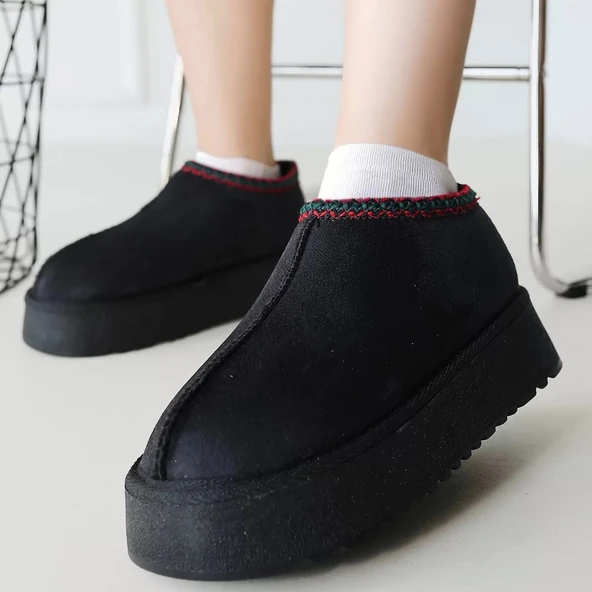 Foyk Siyah Süet Bot - Resim 4