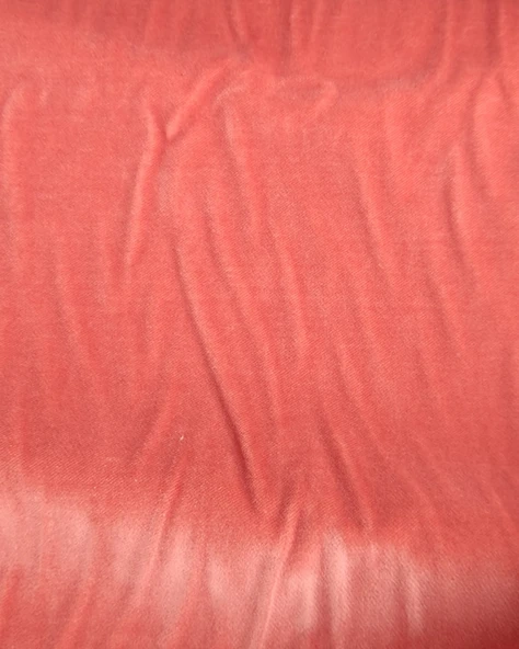 Pontoglio 1883 Yavruağzı Kadife Kumaş 150x200cm %100 Pamuk (Defolu) - Resim 6