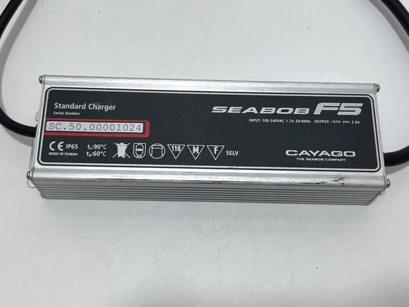 Seabob F5 Standart Şarj Aleti 51V 2.8A - 2