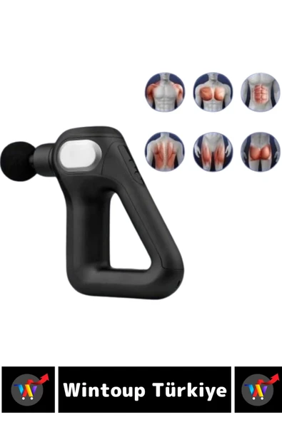 Ergonomik Kol Bacak Sırt Bel 8 Başlıklı 12 Hız Seviyeli Yüksek Titreşim Spor Fitness Kas Masaj Aleti - 2