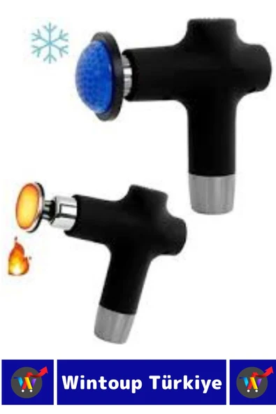 Ergonomik Kol Bacak Sırt Bel 6 Başlıklı Sıcak Soğuk Mod Yüksek Titreşim Spor Fitness Kas Masaj Aleti - 2