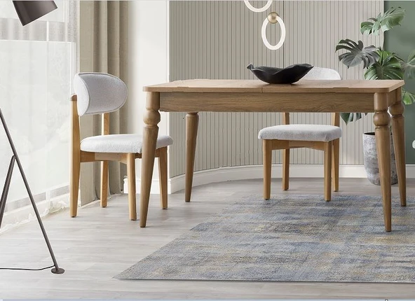 KEMER MDF AÇILIR MASA + 6 SANDALYE - 2