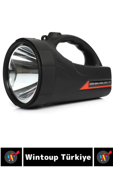 Premium Kamp Avcı Deprem 3 Aydınlatma Modlu Uzun Mesafeli Beyaz Işık Güvenlik EL FENERİ - 2