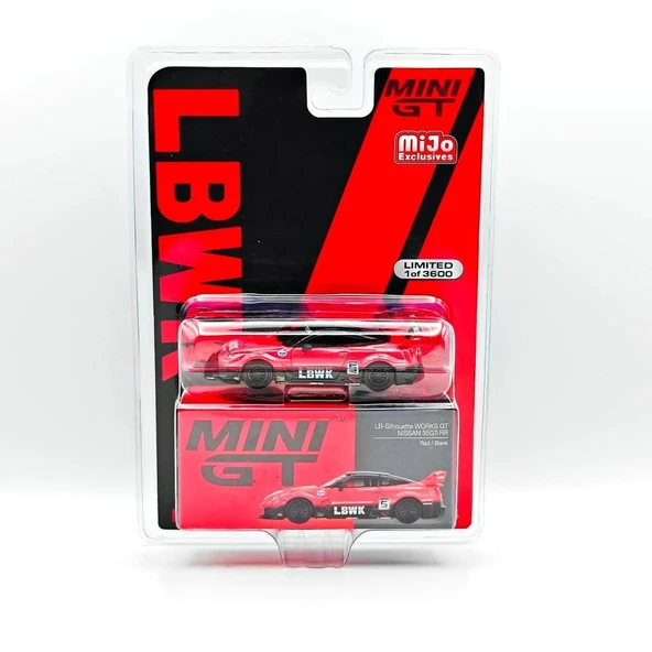 Mini GT 324 LB-Silhouett WORKS GT Nissan 35GT-RR / Red-Black