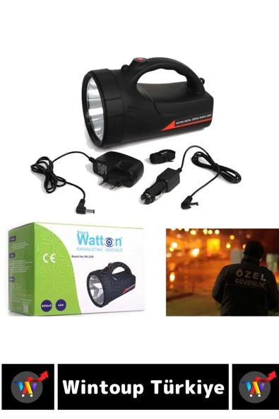 Premium Kamp Avcı Deprem 3 Aydınlatma Modlu Uzun Mesafeli Beyaz Işık Güvenlik EL FENERİ - 4