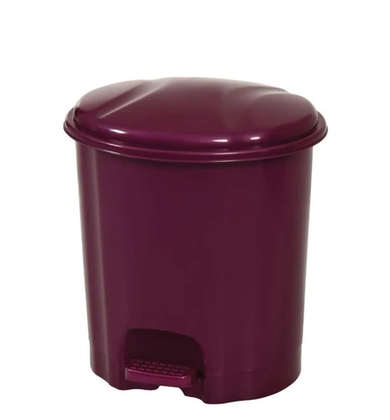 Motek Elit Pedallı Plastik Çöp Kovası İç Kovalıı 22 Lt-Mürdüm - 4