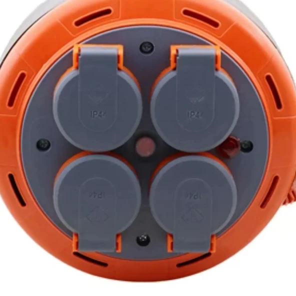 BYLİON EV TİPİ MAKARA KABLO KAPAKLI 3x1 5MT - Resim 4