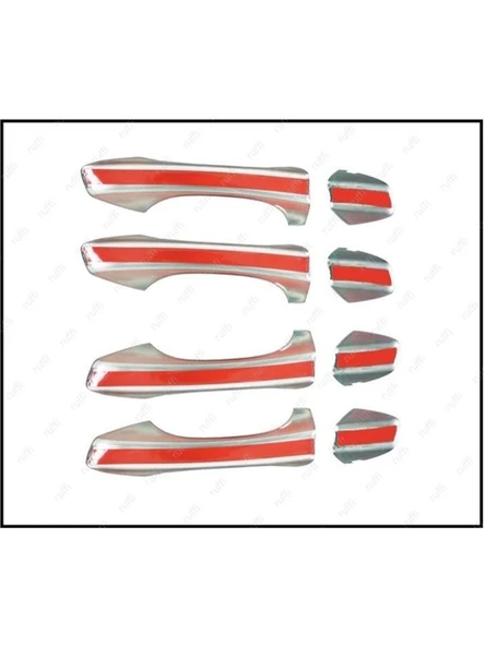 Vw Golf 7 Krom Kapı Kolu 4 Kapı 2012-2019 Arası Paslanmaz Çelik - 4