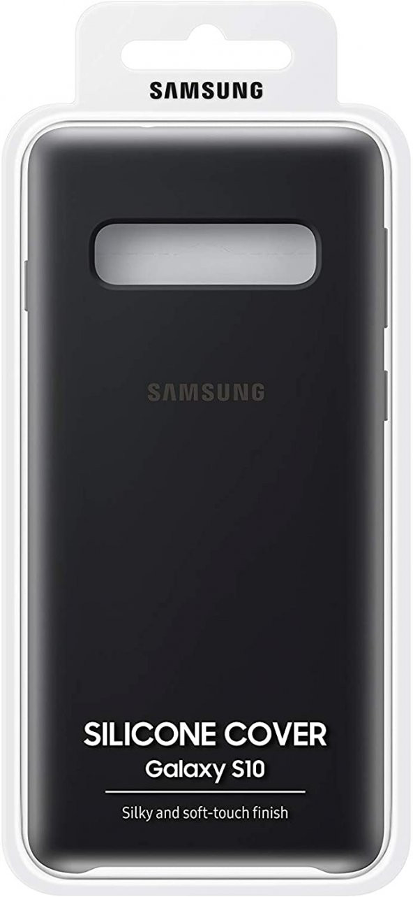 Samsung Galaxy S10 Silikon Cover Kılıf, Siyah EF-PG973TBEGWW - 5