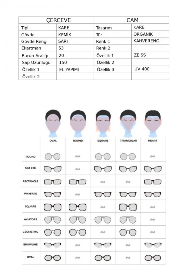 AM EYEWEAR A M SAL 123 KW BG KADIN GÜNEŞ GÖZLÜĞÜ - 4