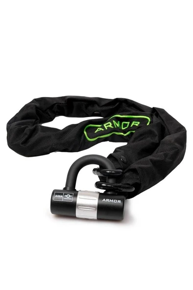 Armor Motosiklet İçin Yüksek Güvenlikli Dövme Çelik Zincir Kilit 10mmx1.20Mt-810 MV - 7