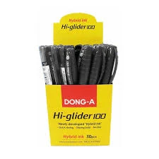 Dong-a Hi Glider 1.0mm Siyah Renk Tükenmez Kalem - Resim 3