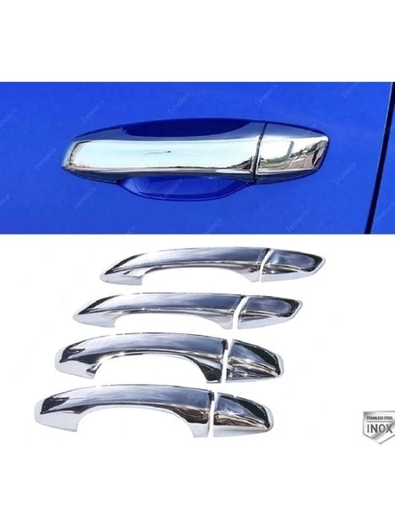 Vw Golf 7 Krom Kapı Kolu 4 Kapı 2012-2019 Arası Paslanmaz Çelik - 2