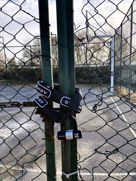 Armor Motosiklet İçin Yüksek Güvenlikli Dövme Çelik Zincir Kilit 10mmx1.20Mt-810 MV - 5