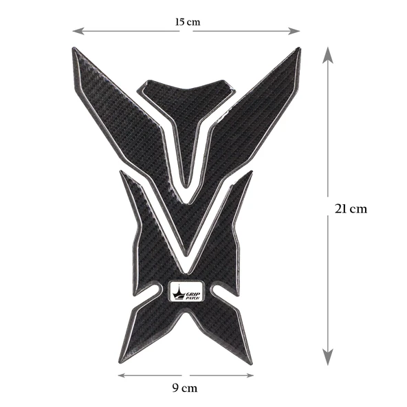 Grippatch Aprilla, KTM, Kawasaki, Suzuki ile Uyumlu Universal 6D Karbon Tank Pad GC10 - 2