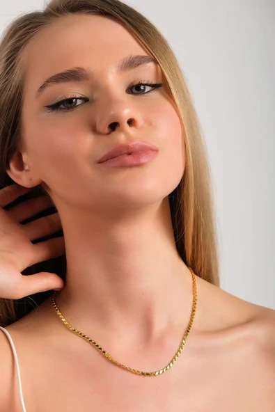 22 AYAR ALTIN KAPLAMA PULLU ARPA ZİNCİR