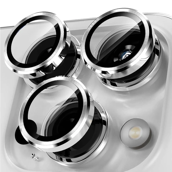 iPhone 14 Pro / iPhone 14 Pro Max Raze Metal Kamera Lens Koruyucu - 8