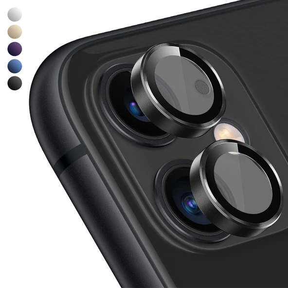 iPhone 11 / 12 / 12 Mini Raze Metal Kamera Lens Koruyucu