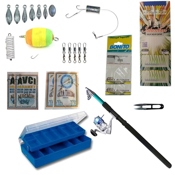 Kampanyalı 300cm Balıkçılık Seti Kıyı Olta Takım Seti - Resim 2