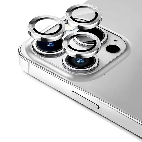 iPhone 14 Pro / iPhone 14 Pro Max Raze Metal Kamera Lens Koruyucu - 5
