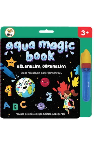Aqua Magic Book Eğlenelim, Öğrenelim (SİHİRLİ BOYAMA KİTABI) Tfl-1004